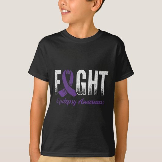 てんかん認識度1 Tシャツ (正面)