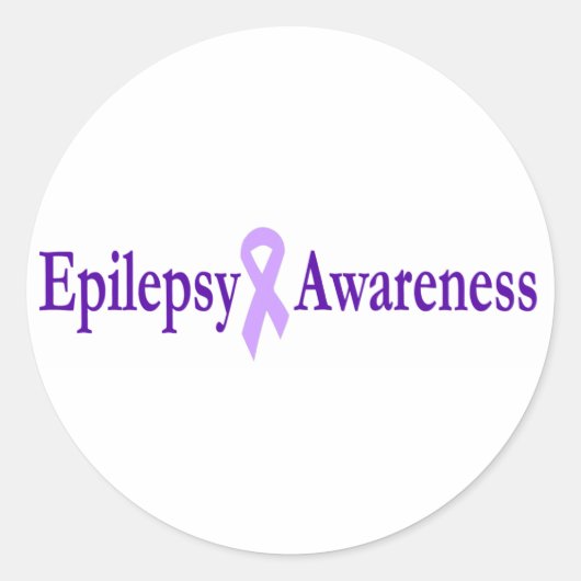 てんかん認識度 ラウンドシール (正面)