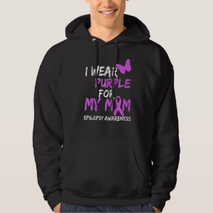 てんかん認識度I衣服パープルfor My Mom Butter パーカ