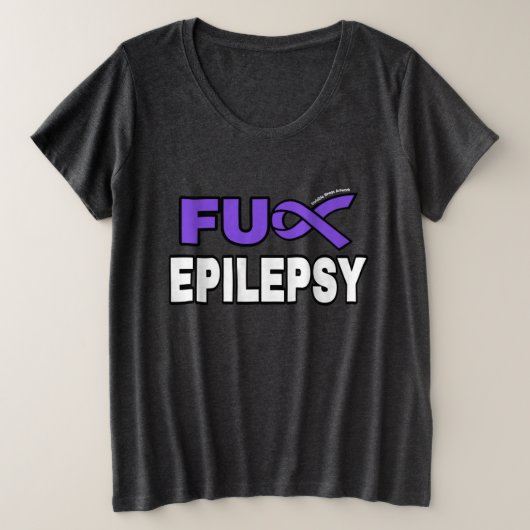 てんかん プラスサイズTシャツ (デザイン正面)