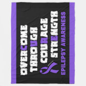 てんかん…治療 フリースブランケット (正面)