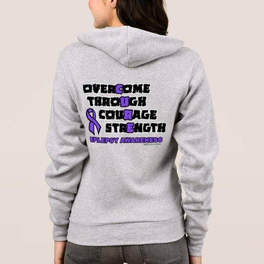 てんかん...CURE Hoodie パーカ (裏面)