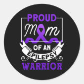 てんか誇りを持ったん戦士てんかん粟生の母 ラウンドシール (正面)