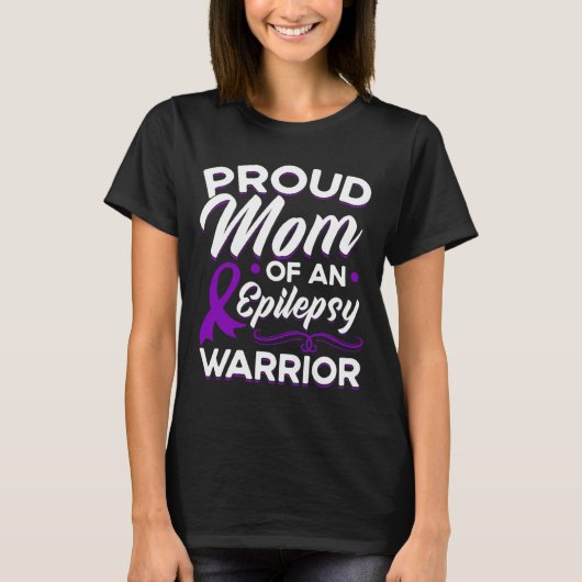てんか誇りを持ったん戦士てんかん粟生の母 Tシャツ (正面)