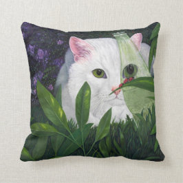 てんとう虫および猫 クッション