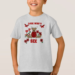 てんとう虫くまの第6誕生日 Tシャツ