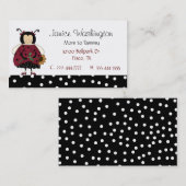 てんとう虫のお母さんカード コーリングカード (正面/裏面)