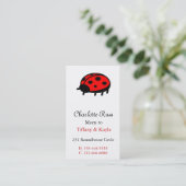 てんとう虫のお母さんカード コーリングカード (スタンド正面)