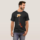 てんとう虫のための銃と花 Tシャツ (正面フル)