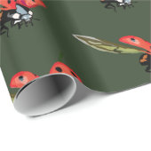 てんとう虫のはえ、赤いてんとう虫 ラッピングペーパー (ロールコーナー)