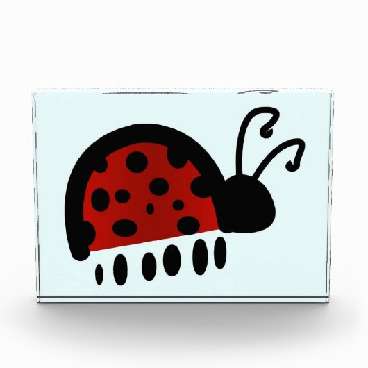 てんとう虫のはがき フォトブロック (正面)