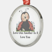 てんとう虫のオーナメント メタルオーナメント (左)