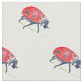 てんとう虫のカスタムによってとかされる綿(56"幅)の生地 ファブリック (クローズアップ)