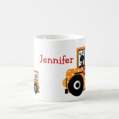 てんとう虫のスクールバスの先生のマグ マグカップ (中央)