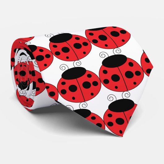 てんとう虫のタイ ネクタイ (ロール)