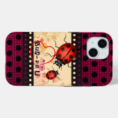 てんとう虫のドット Case-Mate iPhoneケース (裏面 (横))