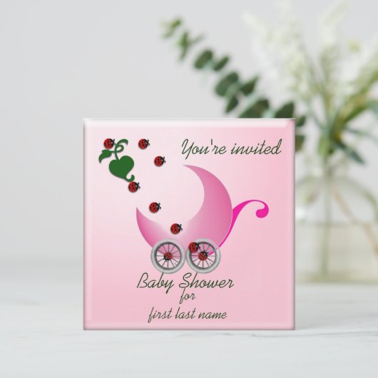 てんとう虫のバギーの招待状 招待状 (スタンド正面)