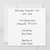 てんとう虫のバギーの招待状 招待状 (裏面)