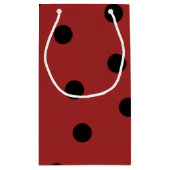 てんとう虫のバレンタインの小さいギフトバッグ スモールペーパーバッグ (裏面)