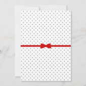 てんとう虫のバースデーパーティ招待状 招待状 (裏面)