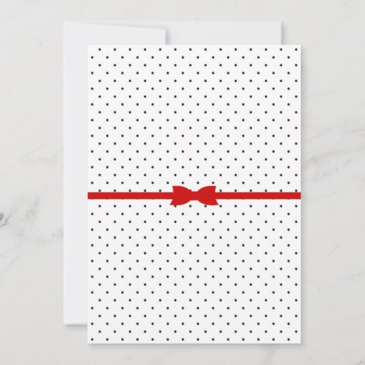 てんとう虫のバースデーパーティ招待状 招待状 (裏面)