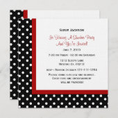 てんとう虫のパーティの招待状 招待状 (正面/裏面)