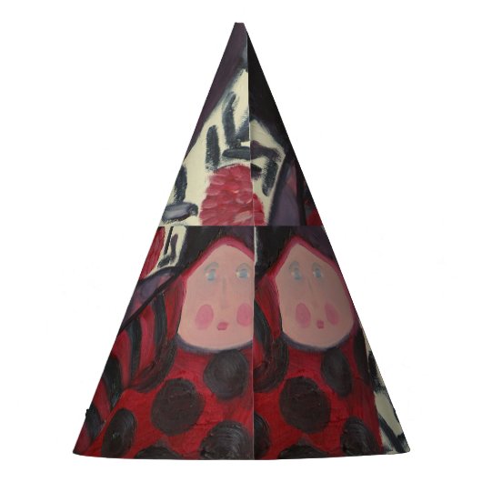 てんとう虫のパーティーの帽子 パーティーハット (裏面)