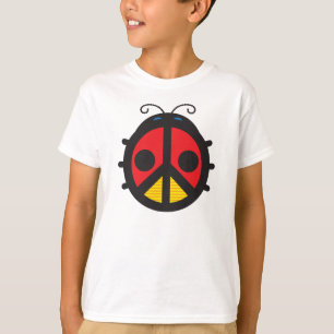 てんとう虫のピースサイン Tシャツ