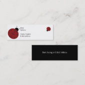 てんとう虫のプロフィールはカードを薄くします スキニー名刺 (正面/裏面)