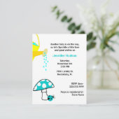 てんとう虫のベビーはシャワーの招待状を振りかけます 招待状 (スタンド正面)