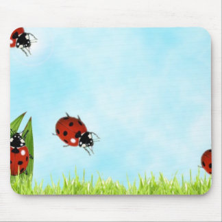 てんとう虫のマウスパッド マウスパッド