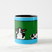てんとう虫のマグとのBlueSkyCows ツートーンマグカップ (中央)