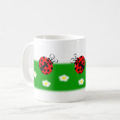 てんとう虫のマグ コーヒーマグカップ (正面左)