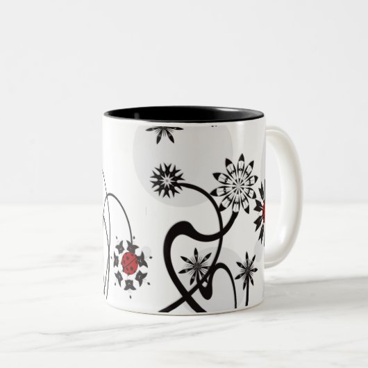 てんとう虫のマグ ツートーンマグカップ (正面右)