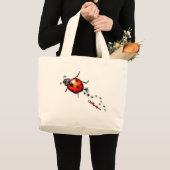 てんとう虫のロックスター ラージトートバッグ (正面(商品))
