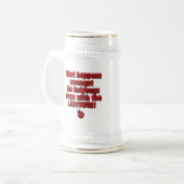 てんとう虫の中 ビールジョッキ (正面左)