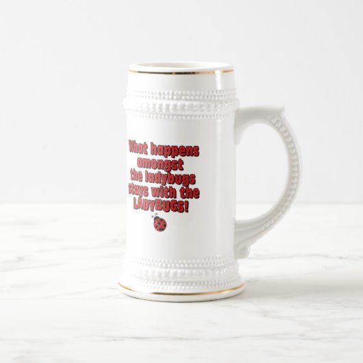 てんとう虫の中 ビールジョッキ (右)