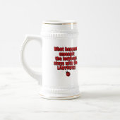 てんとう虫の中 ビールジョッキ (左)