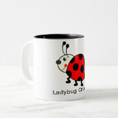 てんとう虫の交差 ツートーンマグカップ (正面左)