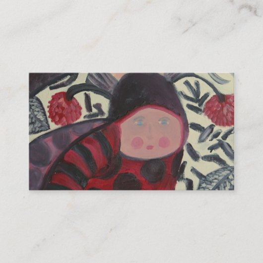 てんとう虫の名刺 名刺 (正面)