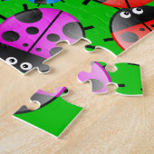 てんとう虫の壁紙 ジグソーパズル (側面)