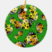 てんとう虫の壁紙 セラミックオーナメント (裏面)