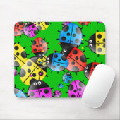 てんとう虫の壁紙 マウスパッド (マウス)