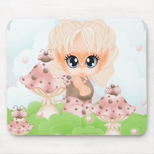 てんとう虫の夢マウスパッド マウスパッド (正面)