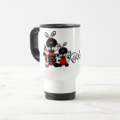 てんとう虫の幼稚園のTシャツおよびギフト トラベルマグ (正面左)