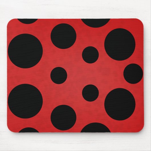 てんとう虫の点のマウスのマット マウスパッド (正面)