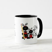 てんとう虫の第2等級のTシャツおよびギフト マグカップ (正面右)