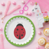 てんとう虫の紙皿の春の庭のプレート ペーパープレート (パーティー)