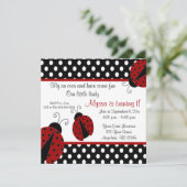 てんとう虫の誕生日の招待状 招待状 (スタンド正面)