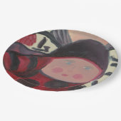 てんとう虫の誕生日の紙皿 ペーパープレート (アングル)